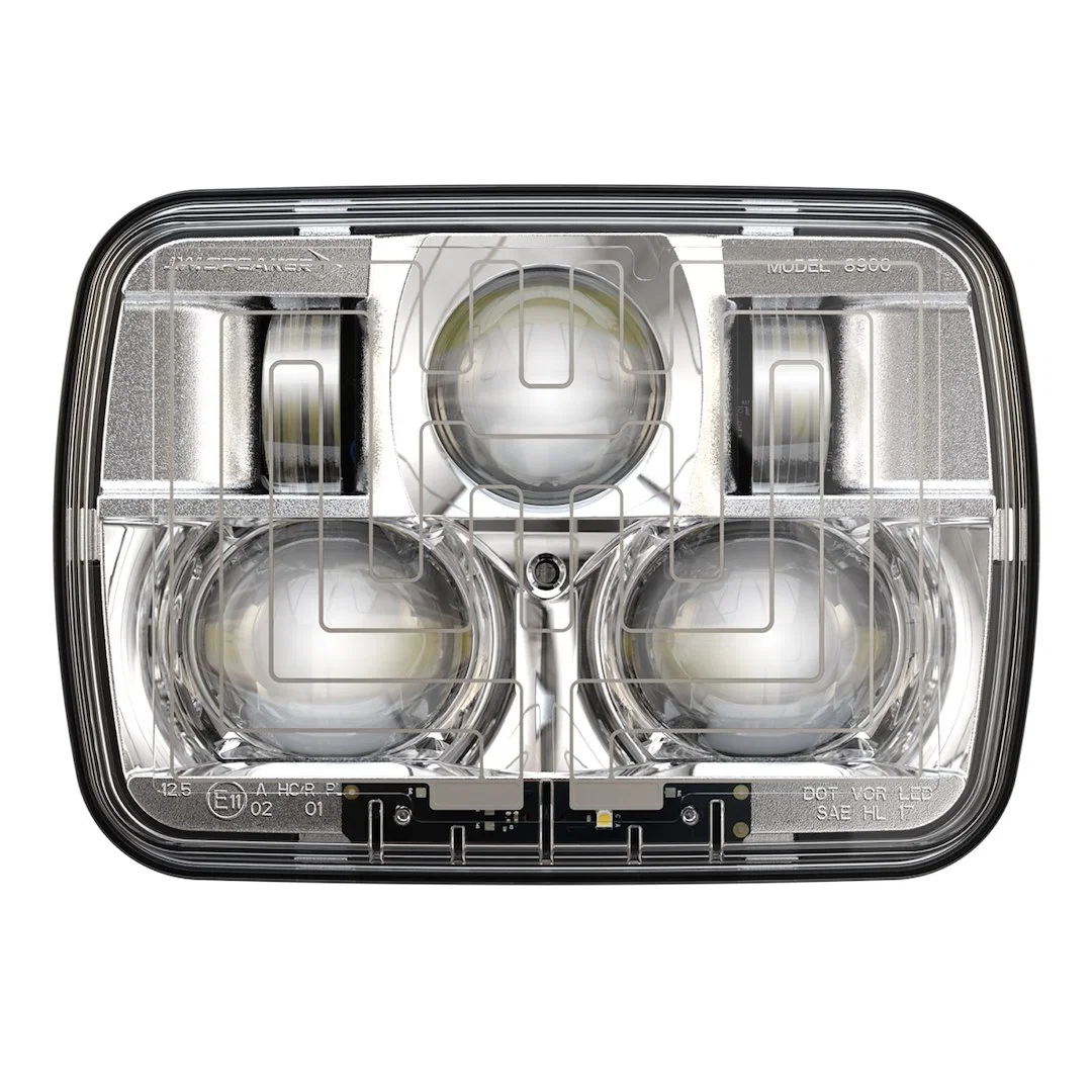 0554461 – JW SPEAKER Headlight Assembly, LED Bulb High and Low Beam Clear Bulb Clear Polycarbonate Heated Lens Black ...